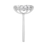 14K WHITE GOLD 2.00CT MARQUISE/ROUND DIAMOND LADIES RING (CENTER STONE MARQUISE DIAMOND 2.00CT) - Image 2