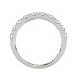14K WHITE GOLD 1.00CT ROUND DIAMOND LADIES BAND - Image 2