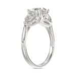 14K WHITE GOLD 2 5/8CT PEAR DIAMOND LADIES RING (CENTER STONE PEAR DIAMOND 1 1/2CT) - Image 3