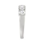 14K WHITE GOLD 2.00CT ROUND DIAMOND LADIES BAND - Image 4