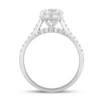 LADIES RING 1 3/4CT ROUND DIAMOND 14K WHITE GOLD (CENTER STONE ROUND DIAMOND 1 1/2CT ) - Image 2