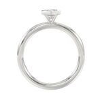 LADIES SOLITAIRE RING 1CT MARQUISE DIAMOND 14K WHITE GOLD (CENTER STONE MARQUISE DIAMOND 1CT ) - Image 2