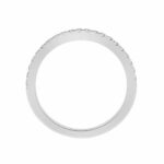 14K WHITE GOLD 3 3/4CT OVAL/ROUND DIAMOND LADIES RING (CENTER STONE YELLOW OVAL DIAMOND 3CT) - Image 4