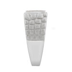 “Elegant Men’S Fashion Ring 0.10Ct Round Diamond Sterling Silver White Luxury Statement Jewelry For Men - Image 3