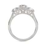 14K WHITE GOLD 2 1/4CT ROUND DIAMOND LADIES RING - Image 2