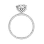 14K WHITE GOLD 3.00CT OVAL/ROUND DIAMOND LADIES RING (CENTER STONE OVAL DIAMOND 3.00CT) - Image 2