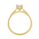 14K YELLOW GOLD 1.00CT RADIANT DIAMOND LADIES SOLITAIRE RING - Image 2