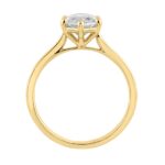 14K YELLOW GOLD 2 1/2CT MARQUISE DIAMOND LADIES SOLITAIRE RING (CENTER STONE MARQUISE DIAMOND 2 1/2CT - Image 2