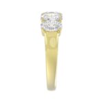 14K YELLOW GOLD 2.00CT OVAL DIAMOND LADIES BAND - Image 4