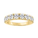 14K YELLOW GOLD 2.00CT ROUND DIAMOND LADIES BAND