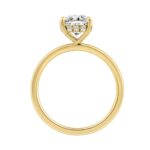 14K YELLOW GOLD 2.00CT ROUND DIAMOND LADIES RING (CENTER STONE ROUND DIAMOND 2CT) - Image 2