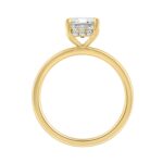 14K YELLOW GOLD 2.00CT ROUND/RADIANT DIAMOND LADIES RING (CENTER STONE RADIANT DIAMOND 2CT) - Image 2