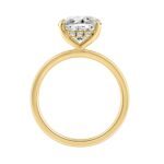 14K YELLOW GOLD 3.00CT OVAL/ROUND DIAMOND LADIES RING (CENTER STONE OVAL DIAMOND 3.00CT) - Image 2