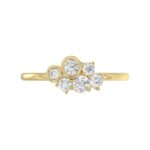 Classic 10K Yellow Gold  Round Lab Grown Diamond ladies Ring 1/2CT (Color F-G -Clarity VS1/VS2) - Image 5