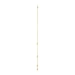 10K YELLOW GOLD 1.00CT ROUND DIAMOND LADIES NECKLACE - Image 3