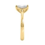 14K YELLOW GOLD 2 1/2CT RADIANT DIAMOND LADIES RING - Image 3