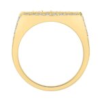 14K YELLOW GOLD 3.00CT ROUND/PRINCESS DIAMOND MEN'S RING - Image 2