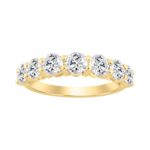 14K YELLOW GOLD 2.00CT ROUND DIAMOND LADIES BAND