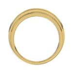 14K YELLOW GOLD 1.00CT ROUND DIAMOND MEN'S BAND - Image 2