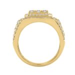 14K YELLOW GOLD 2.00CT ROUND DIAMOND MEN'S RING - Image 2
