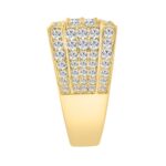14K YELLOW GOLD 3.00CT ROUND/PRINCESS DIAMOND MEN'S RING - Image 3