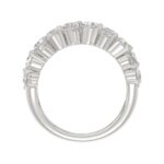 10K WHITE GOLD 3.00CT ROUND/PEAR DIAMOND LADIES RING - Image 2