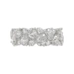 10K WHITE GOLD 3.00CT ROUND/PEAR DIAMOND LADIES RING - Image 5