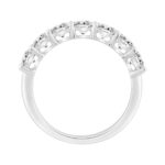 14K WHITE GOLD 1 1/2CT ROUND DIAMOND LADIES BAND - Image 2