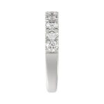 14K WHITE GOLD 1.00CT ROUND DIAMOND LADIES BAND - Image 4