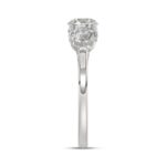 14K WHITE GOLD 2 1/4CT ROUND DIAMOND LADIES RING - Image 4