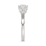 14K WHITE GOLD 2 1/6CT PRINCESS DIAMOND LADIES RING (CENTER STONE PRINCESS DIAMOND 1CT) - Image 4