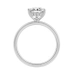 14K WHITE GOLD 2.00CT PEAR/ROUND DIAMOND LADIES RING (CENTER STONE PEAR DIAMOND 2CT) - Image 2