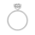 14K WHITE GOLD 2.00CT ROUND/PRINCESS DIAMOND LADIES RING (CENTER STONE PRINCESS DIAMOND 2.00CT) - Image 2