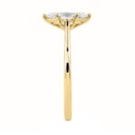 14K YELLOW GOLD 1.00CT MARQUISE DIAMOND LADIES SOLITAIRE RING (CENTER STONE MARQUISE DIAMOND 1CT - Image 3