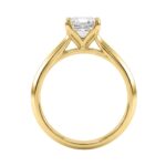 14K YELLOW GOLD 2 1/2CT RADIANT DIAMOND LADIES RING - Image 2