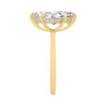 14K YELLOW GOLD 2.00CT MARQUISE/ROUND DIAMOND LADIES RING (CENTER STONE MARQUISE DIAMOND 2.00CT) - Image 2