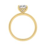 14K YELLOW GOLD 2.00CT OVAL/ROUND DIAMOND LADIES RING (CENTER STONE OVAL DIAMOND 2CT) - Image 2