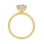 14K YELLOW GOLD 2.00CT PEAR/ROUND DIAMOND LADIES RING (CENTER STONE PEAR DIAMOND 2CT) - Image 2