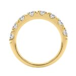 14K YELLOW GOLD 2.00CT ROUND DIAMOND LADIES BAND - Image 2