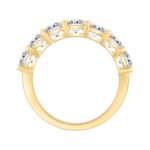 14K YELLOW GOLD 2.00CT ROUND DIAMOND LADIES BAND - Image 3