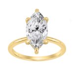 14K YELLOW GOLD 3 1/6CT MARQUISE DIAMOND LADIES RING (CENTER STONE MARQUISE DIAMOND 3.00CT)