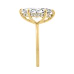 14K YELLOW GOLD 3 1/6CT MARQUISE DIAMOND LADIES RING (CENTER STONE MARQUISE DIAMOND 3.00CT) - Image 3