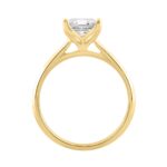 14K YELLOW GOLD 3.00CT RADIANT DIAMOND LADIES SOLITAIRE RING - Image 2