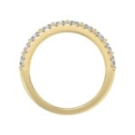 3.00 CT Fashion Band for Ladies Round & Radiant Cut Diamonds 14K Yellow Gold Luxury Band (Color F-G -Clarity VS1/VS2) - Image 2