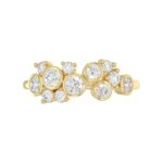 Classic 10K Yellow Gold  Round Lab Grown Diamond Ladies Fashion  Ring 3/4Ct (Color F-G -Clarity Vs1/Vs2) - Image 5