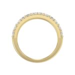 Ladies 14K Yellow Gold Ladies Band 2 1/4CT Featuring Round & Radiant Cut Diamonds - Image 2