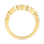 LADIES BAND 1CT MARQUISE DIAMOND 14K YELLOW GOLD - Image 2
