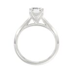 LADIES SOLITAIRE RING 2 1/2CT EMERALD DIAMOND 14K WHITE GOLD (CENTER STONE EMERALD DIAMOND 2 1/2CT) - Image 2