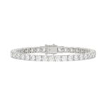 LADIES BRACELET 11CT ROUND DIAMOND 14K WHITE GOLD