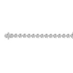 LADIES BRACELET 7CT ROUND DIAMOND 14K WHITE GOLD - Image 3